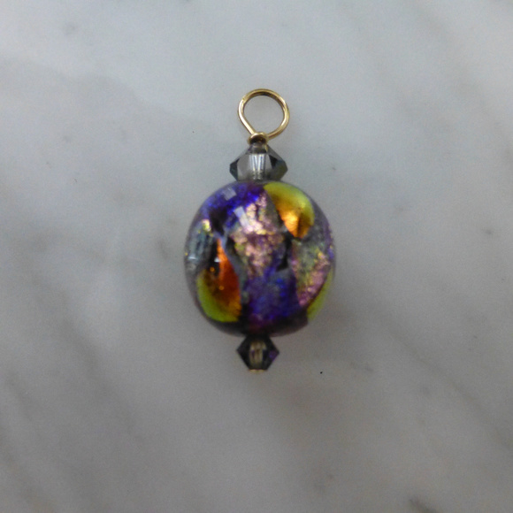 Handblown Glass Jewelry - Handblown Glass Ball Pendant